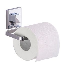 Držák na toaletní papír bez nutnosti vrtání Wenko Vacuum-Loc Quadrio, až 33 kg