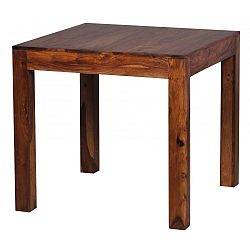 Jídelní stůl z masivního palisandrového dřeva Skyport Alison, 80 x 80 cm