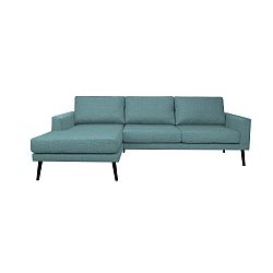 Modrá rohová pohovka Windsor & Co Sofas Rigel, levý roh