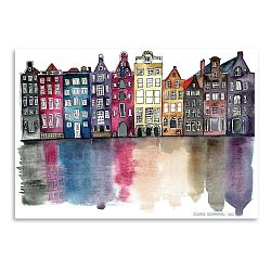 Plakát Amsterdam, 30x42 cm