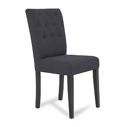 Sada 2 antracitově šedých židlí Vivonita Thena