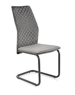 Čalouněná jídelní židle Hema2048, šedá